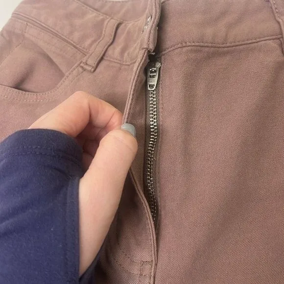 Wilfred Free Straight Leg Jeans Mauve Pink Size 2 Y2K Utility - Image 9