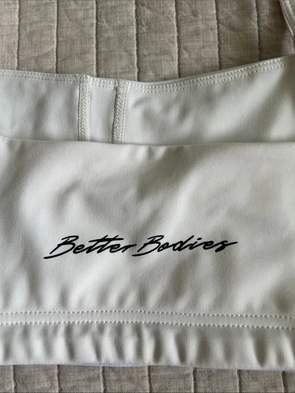 Better bodies, bandeau sport bra white large - Image 8