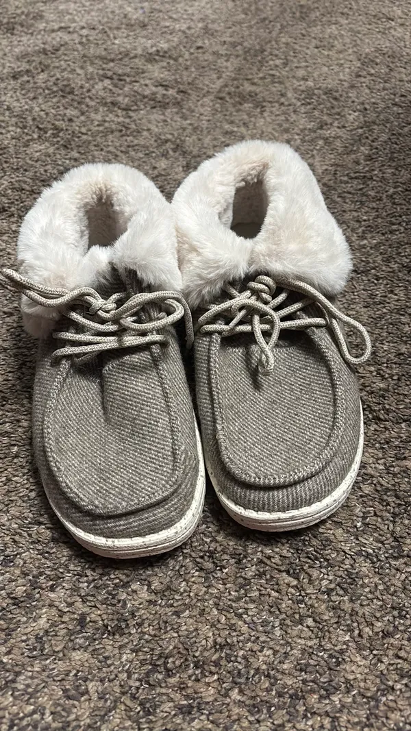 Fuzzy Hey Dude Shoes - Image 4