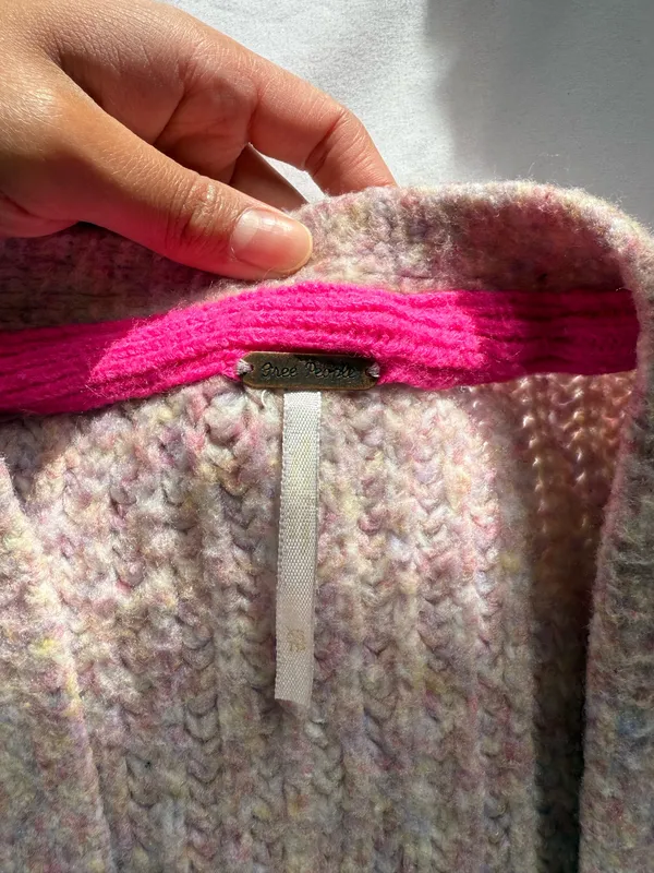 Free People Pink Cardigan - Image 2