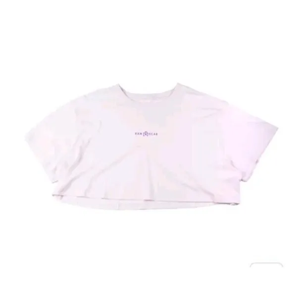NWT Rawgear Powder Pink Crop Top T-shirt Size Small‎ L/XL - Look Great W/ Jeans! - Image 2