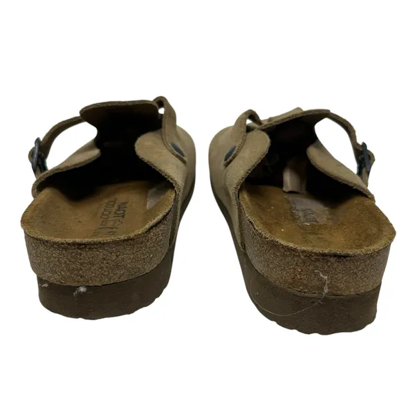 Naot Spring Clog‎ Taupe Suede Backless Tan Beige Size 41 US 10 10.5 - Image 10