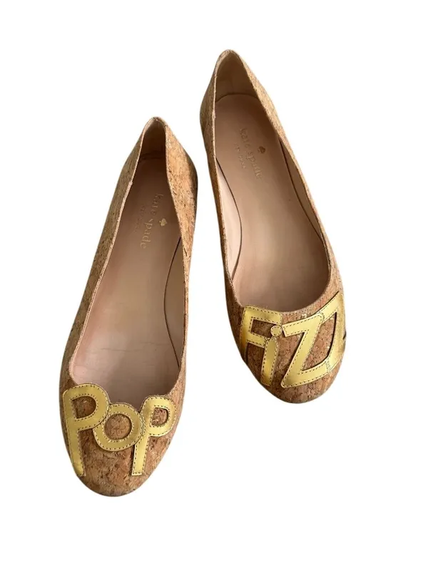 KATE SPADE Pop Fizz Cork Ballet Flats Size US 5.5 - Image 10