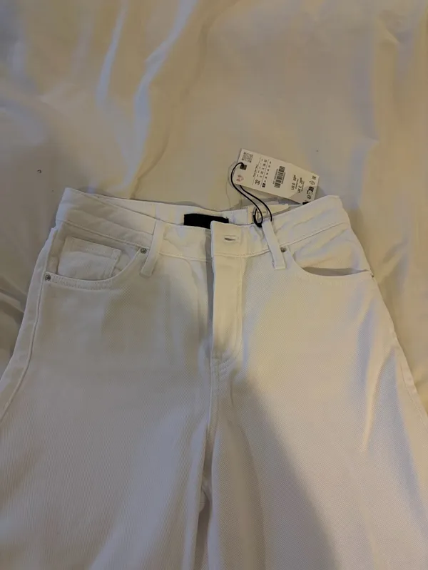 ZARA White Jeans Straight - Image 7