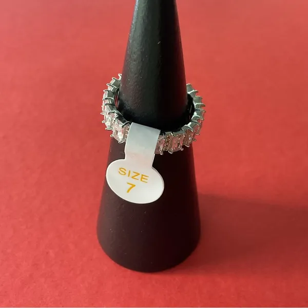 Bomb Party RBP5870 “The Sterling Club” Cubic Zirconia on .925 SSS Sz 7 Ring NWT - Image 3