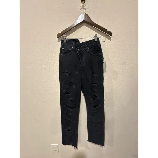 AGOLDE Criss Cross Straight Jeans in Feverish‎ Size 23 - Image 5