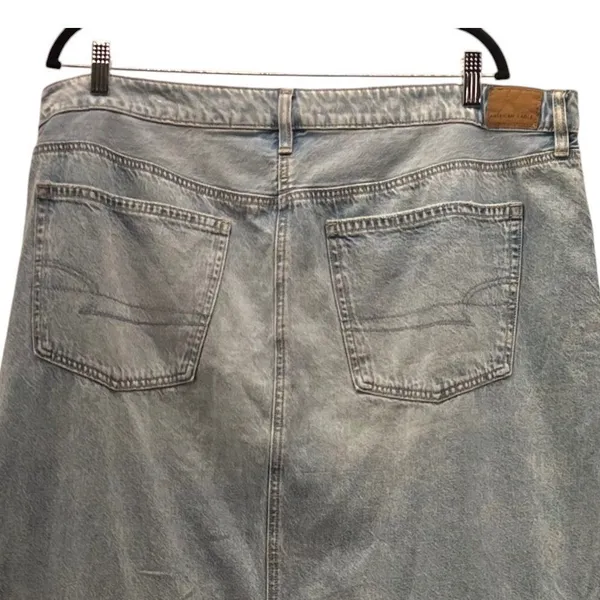 American Eagle‎ Maxi Jean Skirt Blue 20 - Image 4