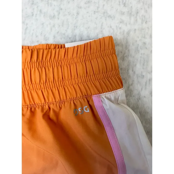 DSG Womens‎ Stride High Rise Shorts Pink Orange Ombre White Small NWT. - Image 2