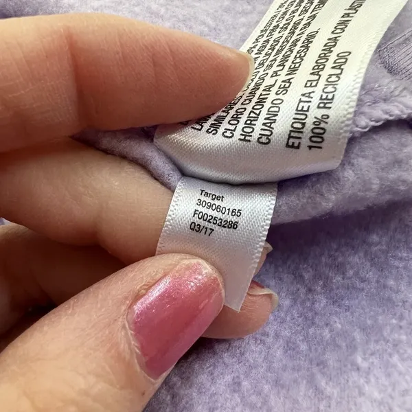 Joy Lab Funnel Neck Pullover Thin‎ Sweatshirt Size XS Xsmall Lavender Purple - Image 5
