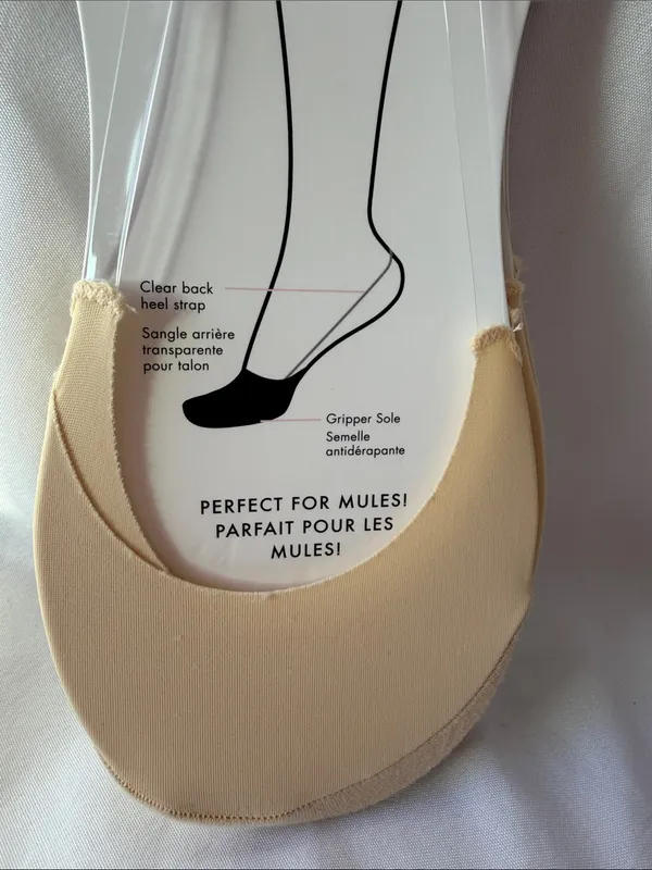 Rebecca Minkoff Nude High Rise Toe Cap Liners 5 Pairs - Image 2
