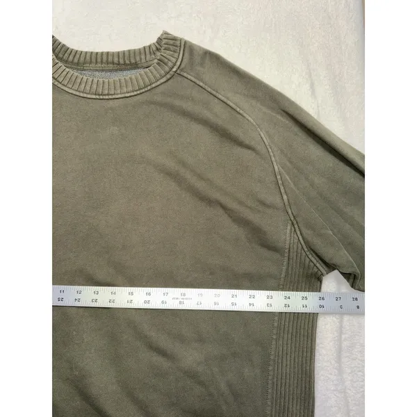Aerie Green Crewneck Sweatshirt Oversized Pullover Size M - Image 6