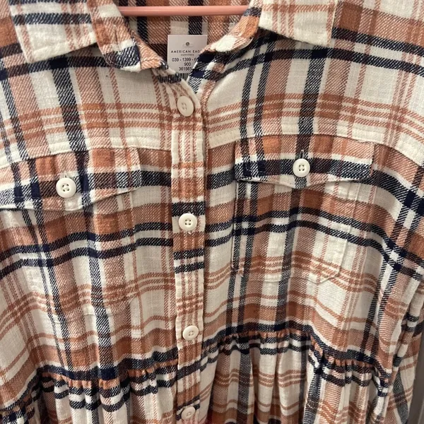 American Eagle Flannel Dress - Image 5