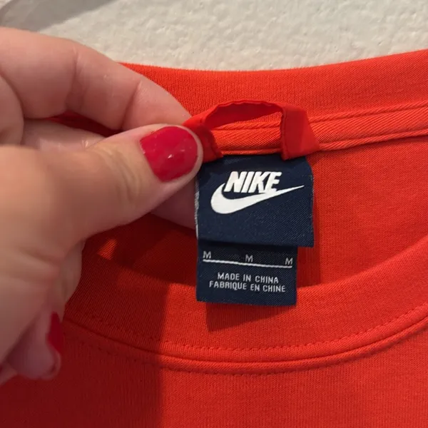 Nike Advance 15 Salmon Red Boxy Pullover Size Medium M - Image 3