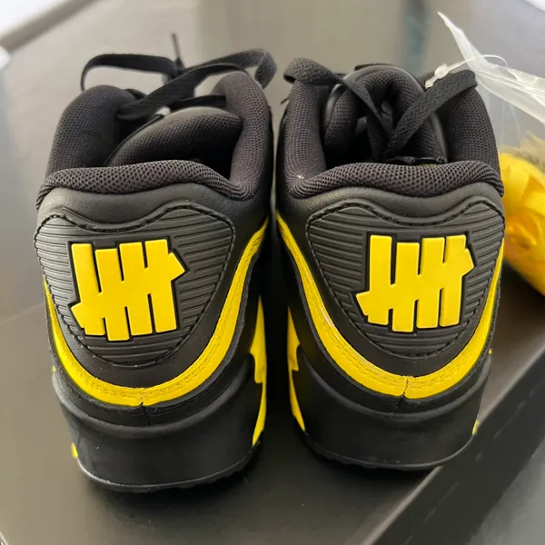 New Undefeated Air Max 90 Black Optic Yellow - Image 8
