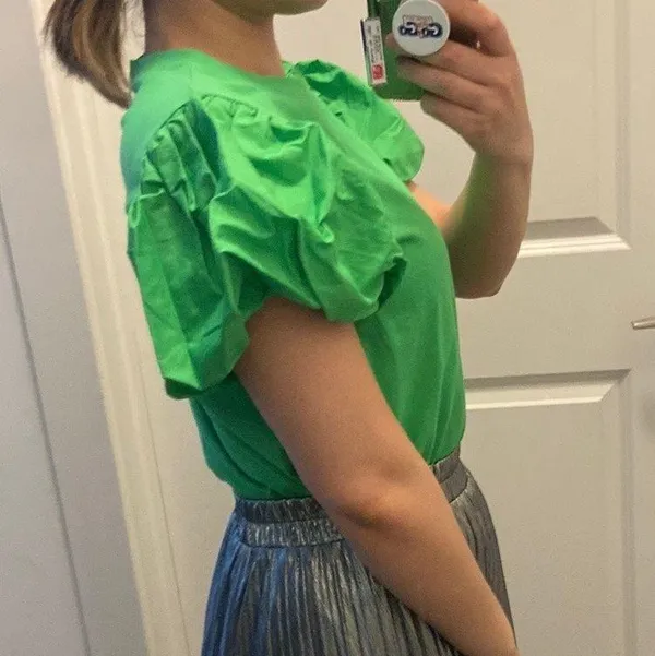 ZARA balloon shoulder top. S - Image 10