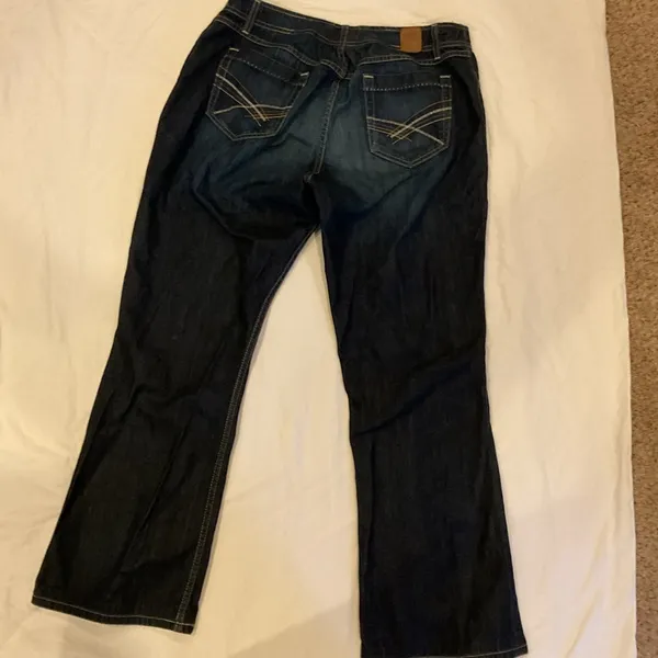 BKE Flare Blue Jeans Wide Leg Style - Image 2