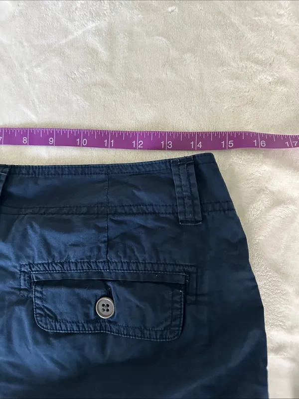 Columbia Women's Navy Outdoor Cotton Shorts - Image 4