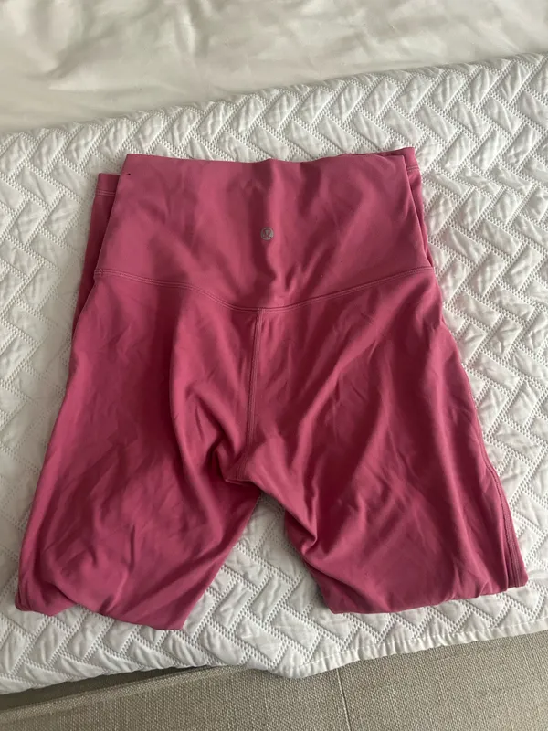 Pink Lululemon Align Leggings 25" 6 - Image 3