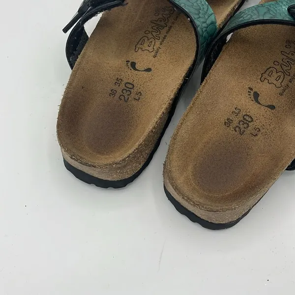 Birkenstock birkis sylt birko flor turquoise sandal - Image 2