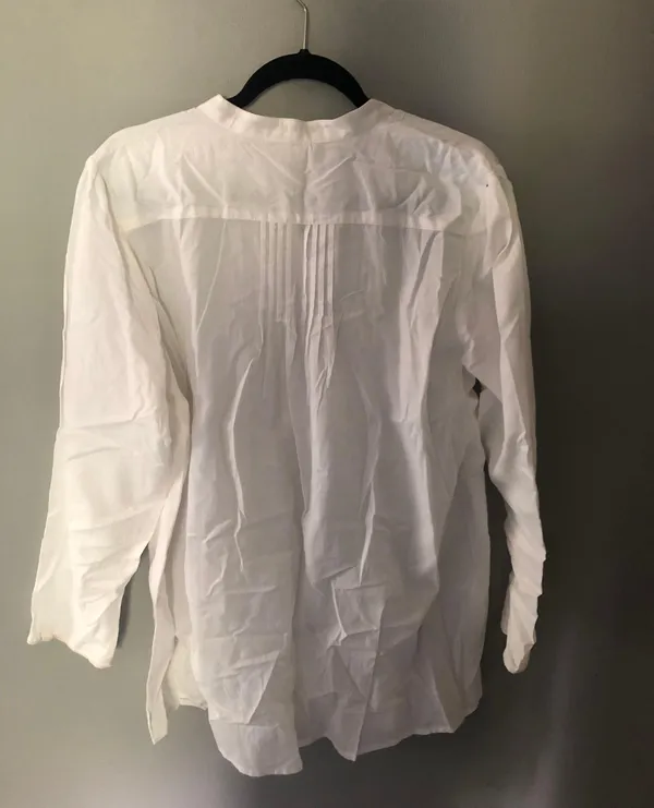 Samantha Style Shop White Top Size L - Image 3