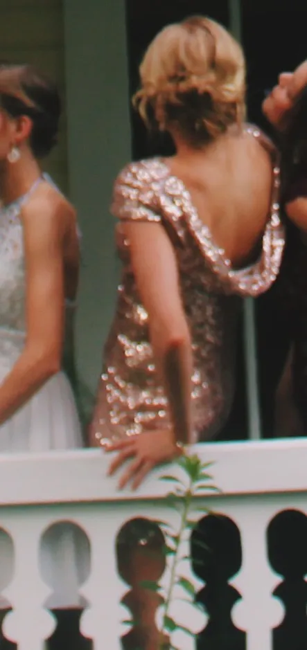 Ralph Lauren Rose Gold Sequin Dress - Image 2