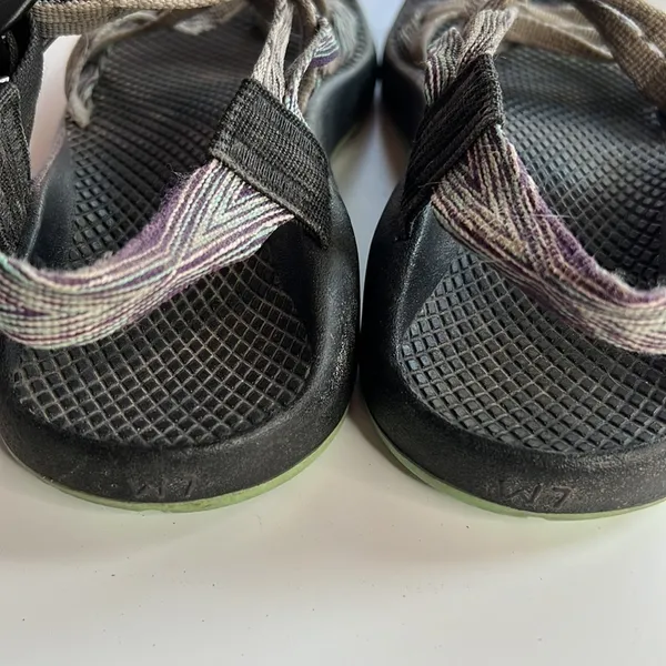 Chaco ZX/2 Classic Double Strap Toe Loop Sandals Gray Purple Women’s Size 7 - Image 6