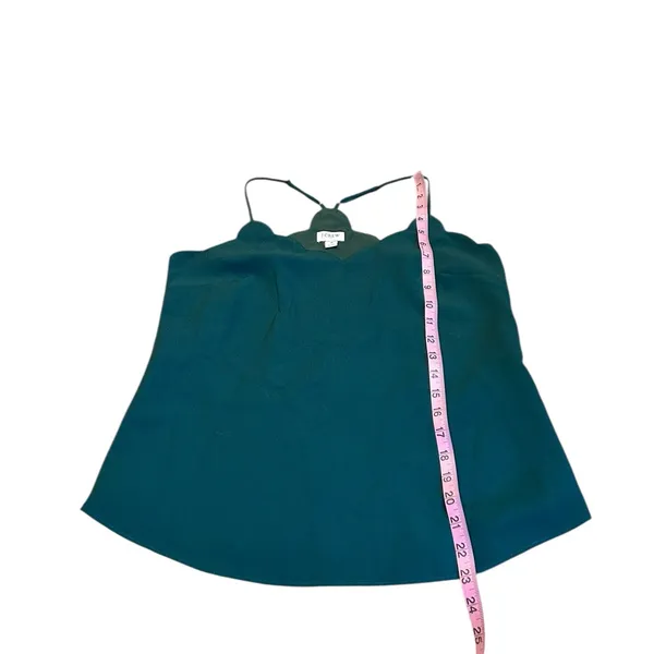 J. CREW green scallop camisole tank - Image 2