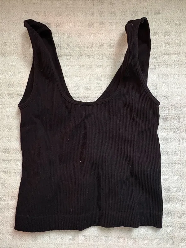 Workout top Black - Image 2