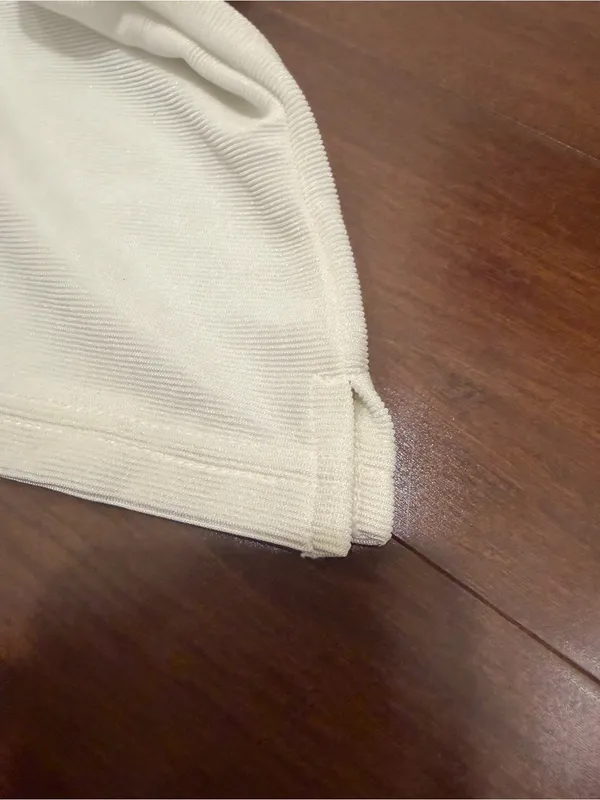 Dressbarn White Ribbed Tank Top - Image 7