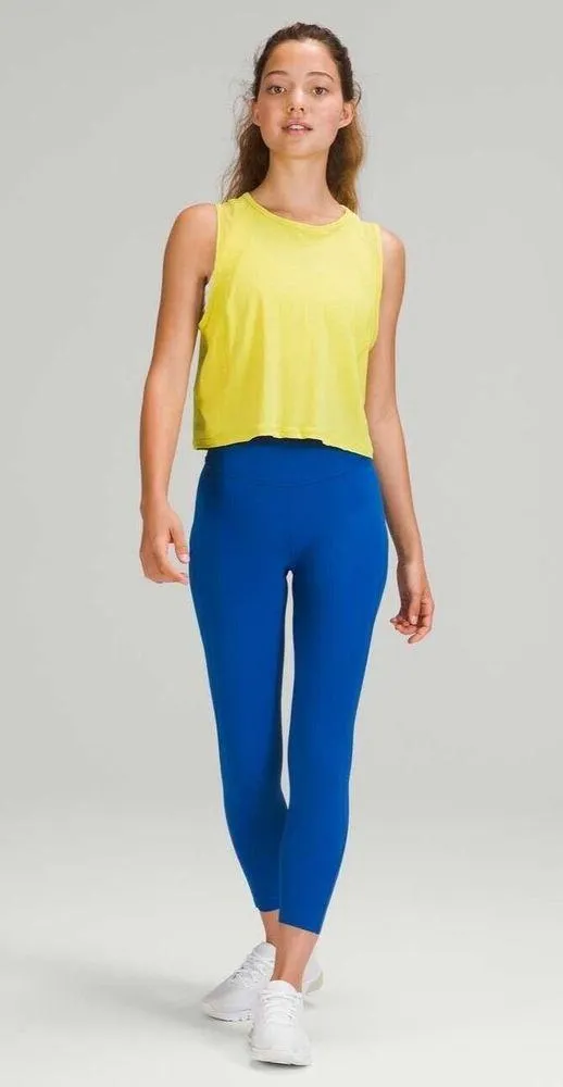 Lululemon Women’s Base Pace HR Tight Legging 25” SYMB Blue Size 4 $98 New - Image 2