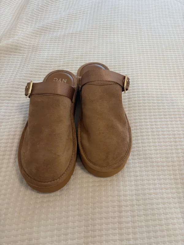 Madden NYC Brown Slippers Size 4 - Image 2