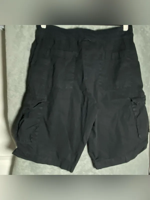 James Perse Black Cargo Shorts with Drawstring Waist size 2 / Medium Ripstop‎ - Image 7