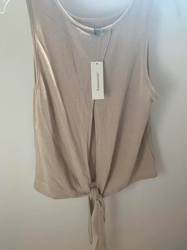 Francesca's Back Tie Tank - Image 3