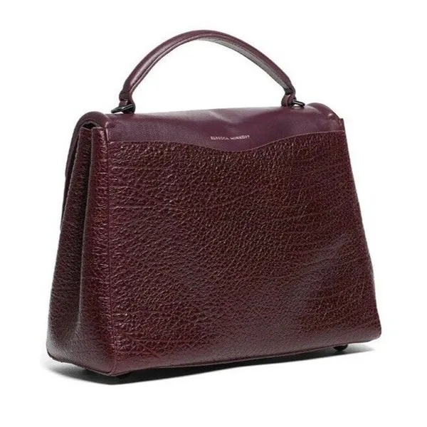 Rent the runway Rebecca Minkoff multi Phoebe top handle ruby leather purse snake - Image 2