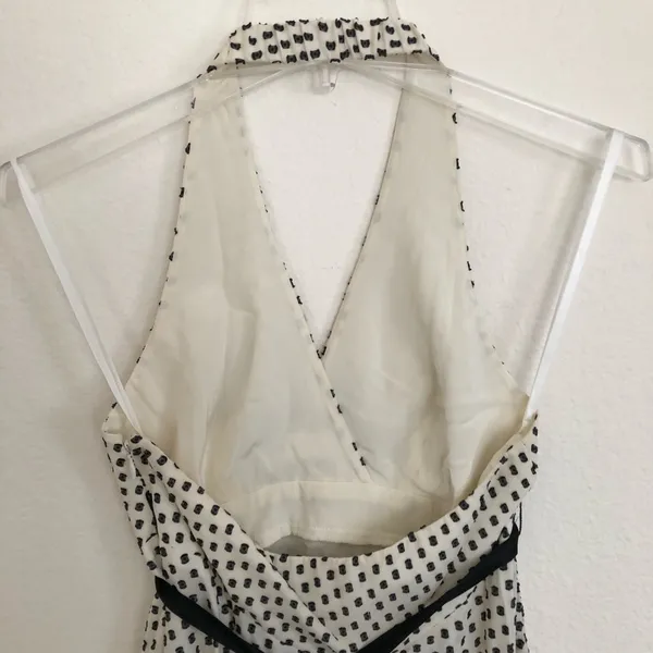BCBGMAXAZRIA Silk polka dot halter dress - EUC!! 2 - Image 6