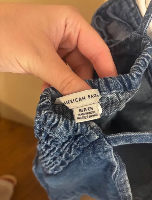 American Eagle denim top - Image 3
