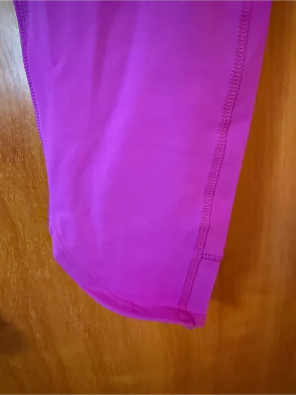 Savvi Fit Dancer Leggings Fuchsia Colorful Athleisure Yoga Walk Womens NWT Large - Image 3