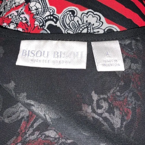 Bisou Bisou paisley tank top L - Image 3