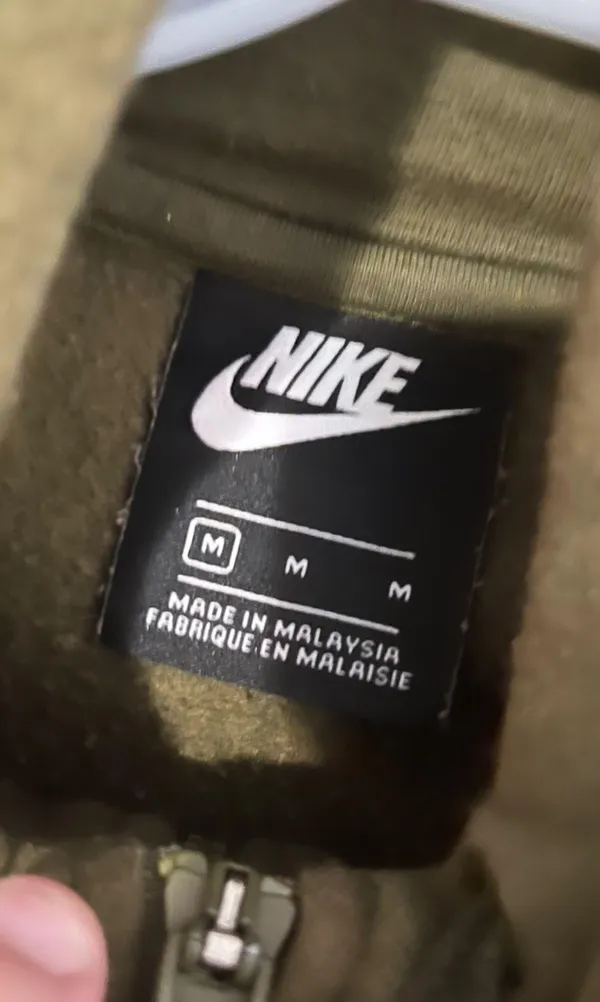 Nike Olive Green  Zip Jacket - Image 2
