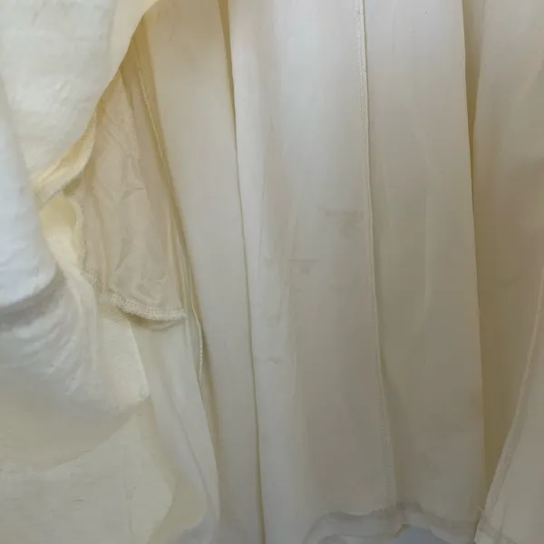 Listicle Cream colored Puff Sleeve Dress - Image 7