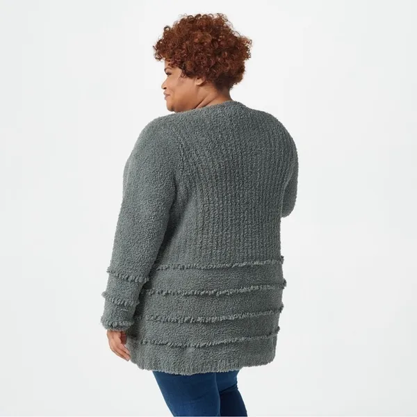 Barefoot Dreams CozyChic Boardwalk Cardigan Size XL - Image 4