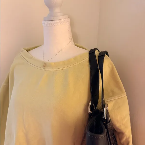 Women's Green Sweatshirt Size M - Image 3