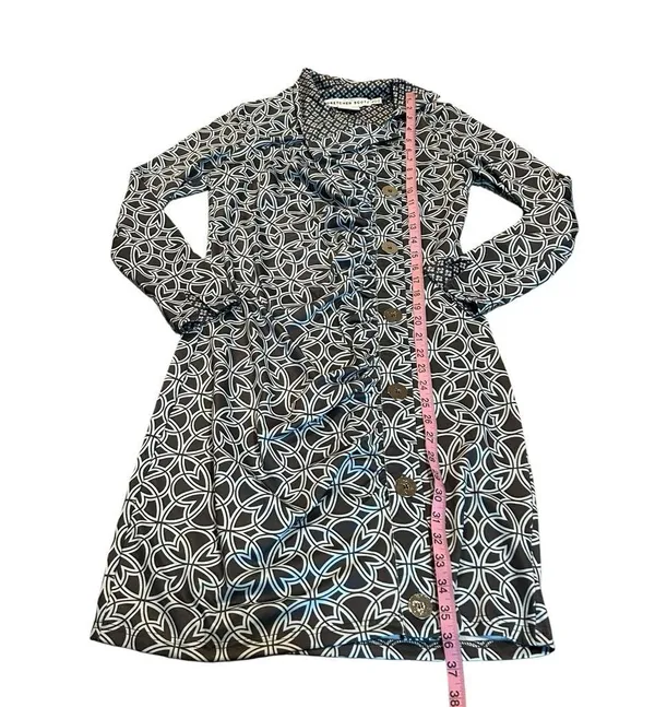 GRETCHEN SCOTT gray and icy blue dress - Image 2