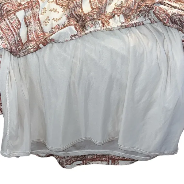 ENTRO Carmen Botanical Flutter Sleeve Dress Size M - Image 6