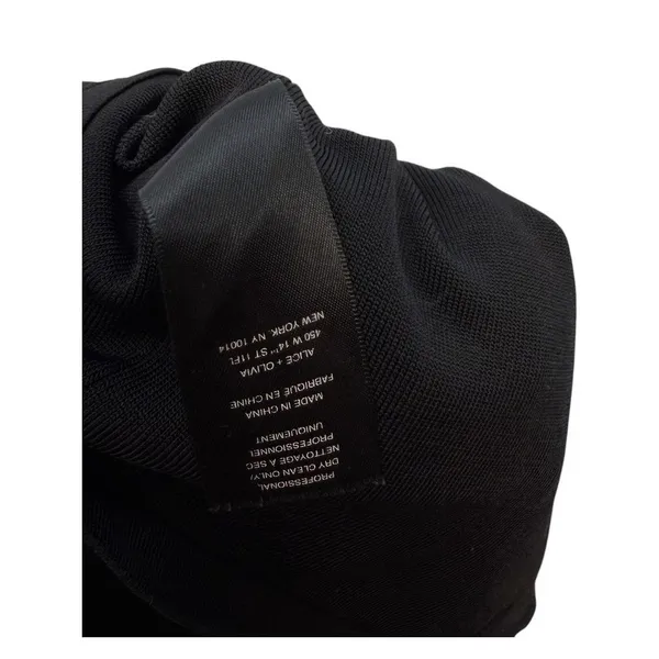 Alice + Olivia Chatley Pointelle‎ Knit Pleated Mini Skirt Black Size XS - Image 11