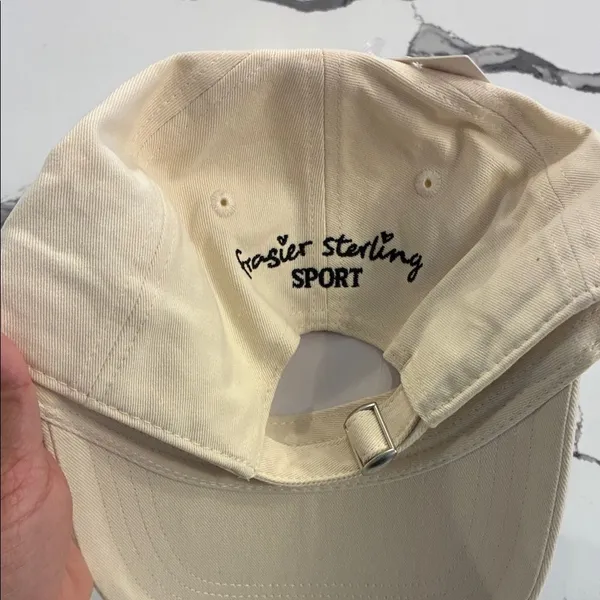 Frasier Sterling Pickleball Embroidered Cream Hat - Image 2