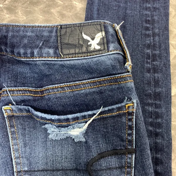 American Eagle 360° Super Stretch Distressed Jeggings Size 0Short - Image 10