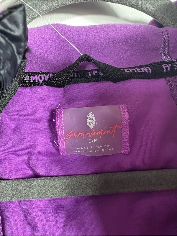 FP Movement‎ Go The Distance Fleece Jacket S Red Violet Black $198 NWT - Image 7