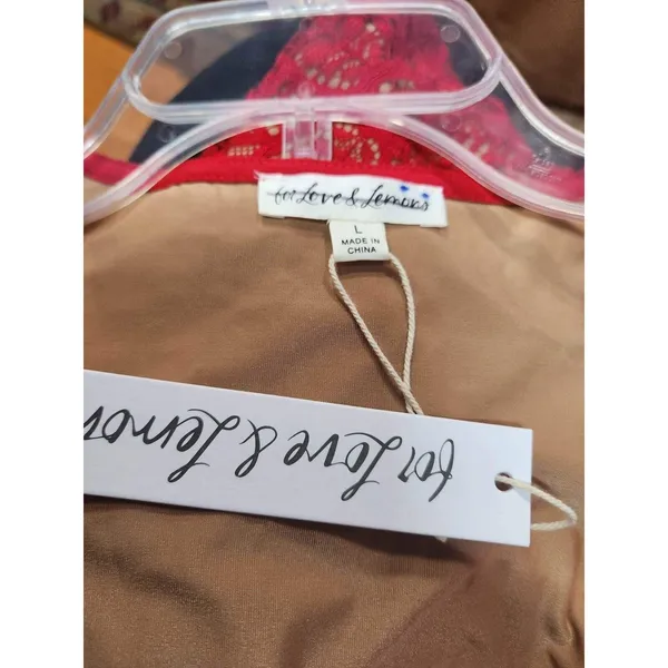 Free People For Love & Lemons Lyla Cocktail Dress Size L - Image 7