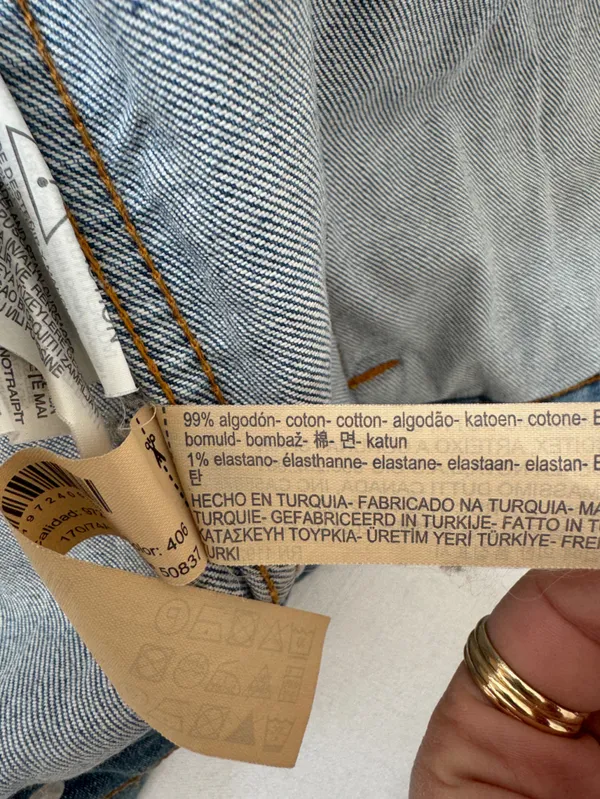 Classic Light Wash Denim Jacket Massimo Dutti - Image 8